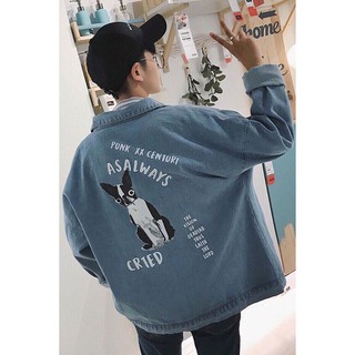 khoác jean unisex nam nữ