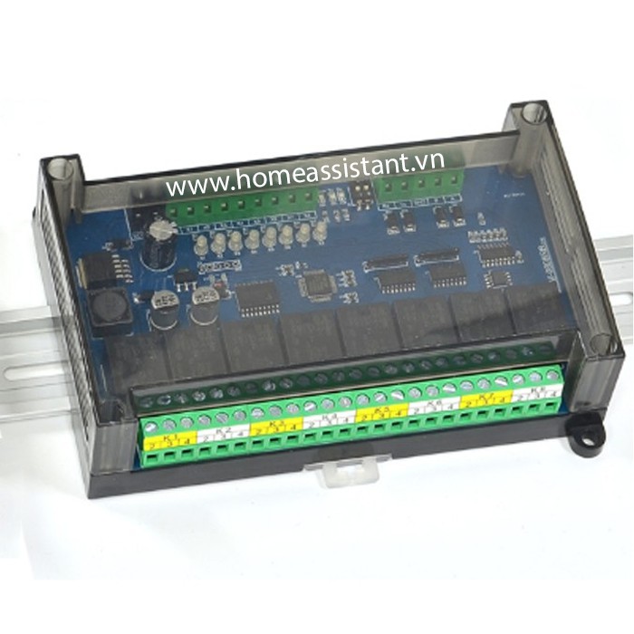 Công Tắc Điều Khiển IO 8 Cổng Modbus RTU RS485 RS232 BMS8  Hass PLC