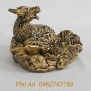 Trâu Gạt Tàn_ Gốm sứ Bát Tràng