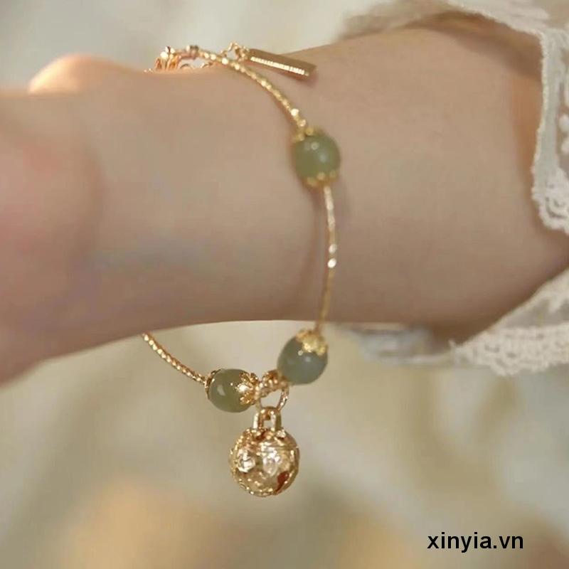Vòng Đeo Tay Có Chuông Phong Cách Hoàng Gia Sang Trọng Cao Cấp Cho Nữ