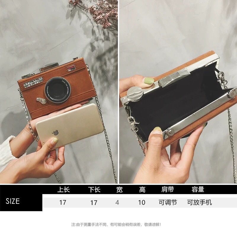 Túi Đeo Chéo Hình Máy Ảnh Thời Trang Xuân Hè Hàn Quốc 2022 Dành Cho Nữ