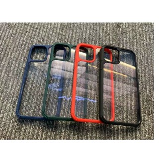 Ốp Lưng iPhone Likgus Trong Suốt Viền Màu Dùng Cho iPhone 12 Pro Max, IP 12