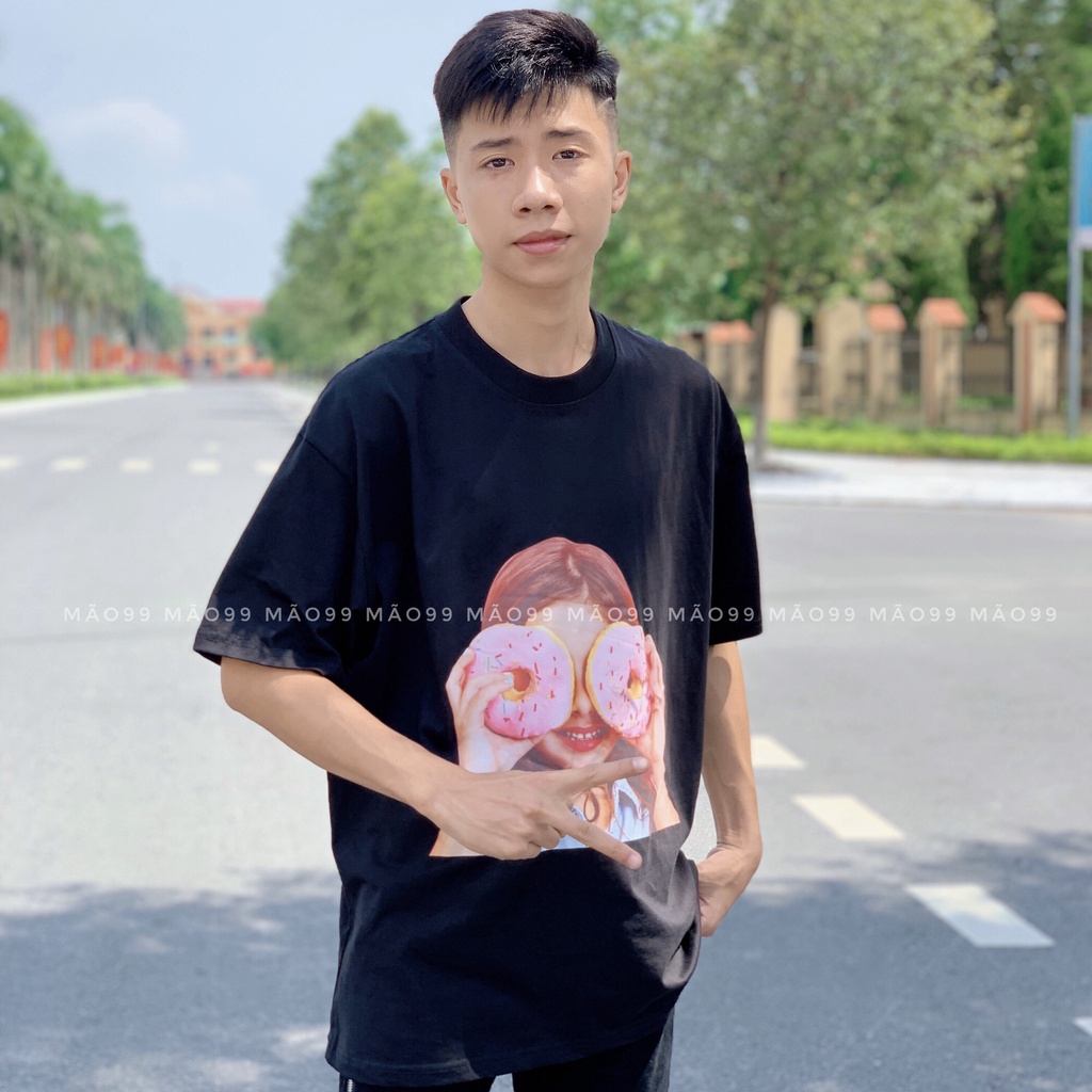 Áo phông unisex, áo thun ADLV in hình bé gái đáng yêu chất liệu cotton cao cấp full size Mão99 MS D118