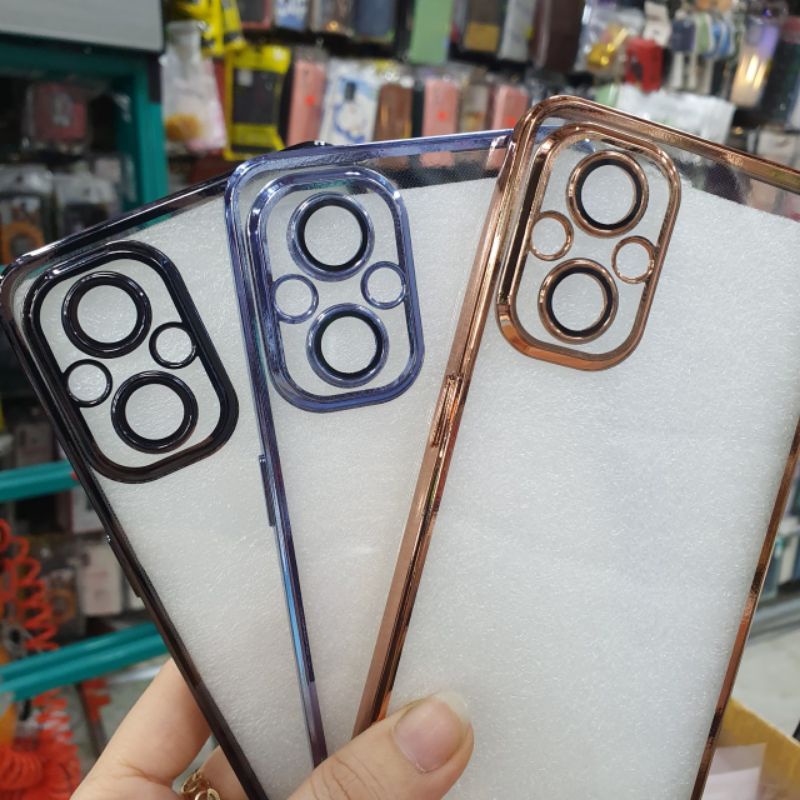 Ốp điện thoại Oppo Reno 7Z/A96 dẻo viền màu lưng trong