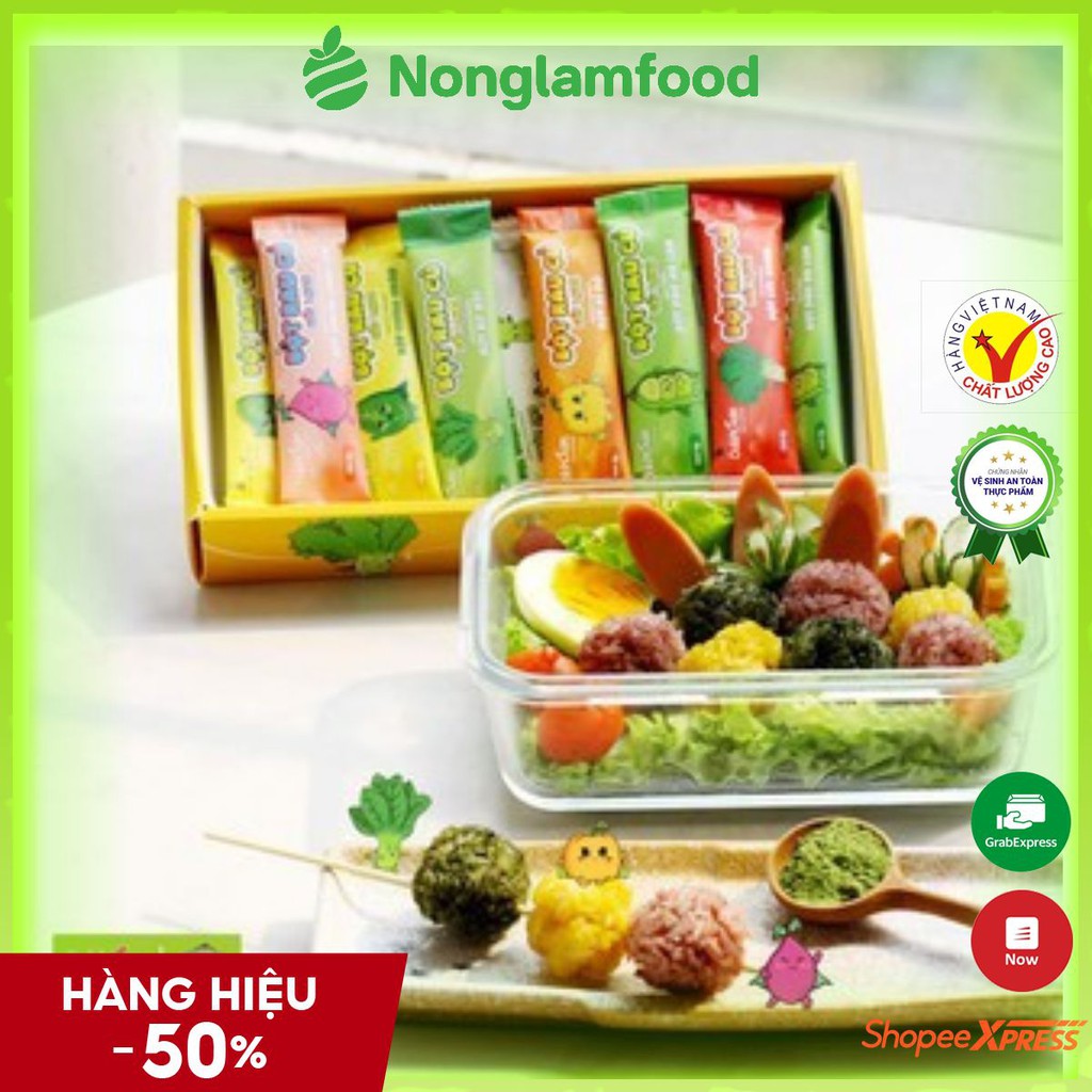 Bột rau dinh dưỡng cho bé chế biến từ các loại rau củ quả nguyên chất, đảm bảo an toàn cho sức khỏe