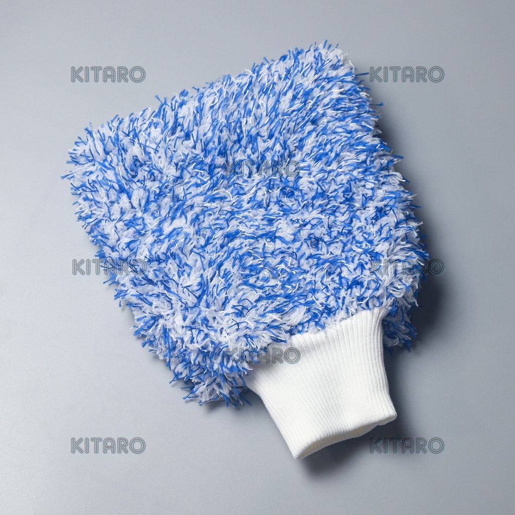 Bao tay rửa xe microfiber 2 mặt loại siêu bền