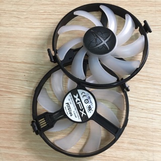 Quạt Renew XFX RX 580 + 480 Led Đỏ Trắng