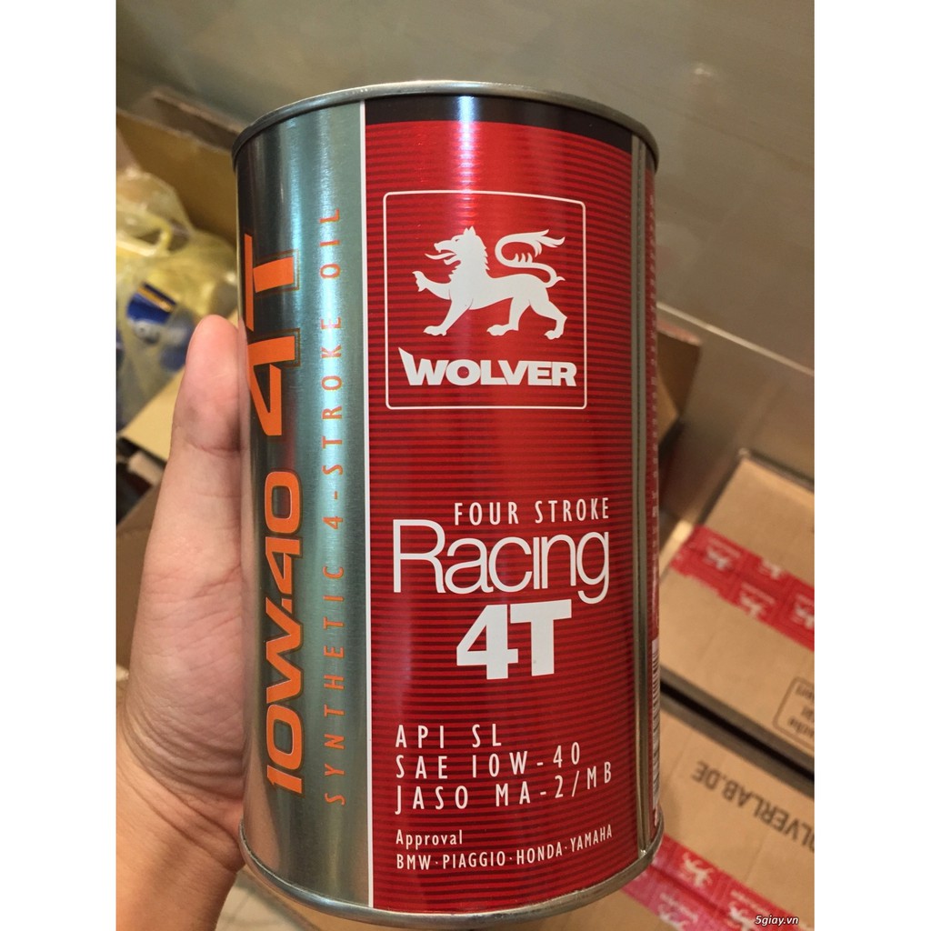 Nhớt Wolver Racing 4T SAE 10W40