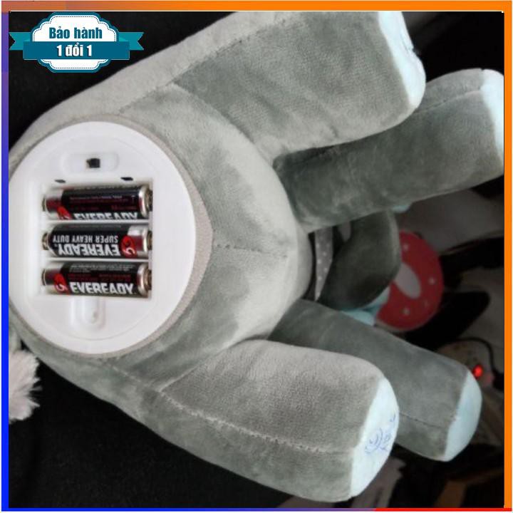 [ Gía siêu rẻ ] Voi bông chạy pin biết hát, vểnh tai