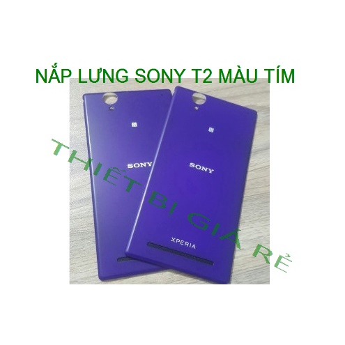 NẮP LƯNG SONY T2 MÀU TÍM