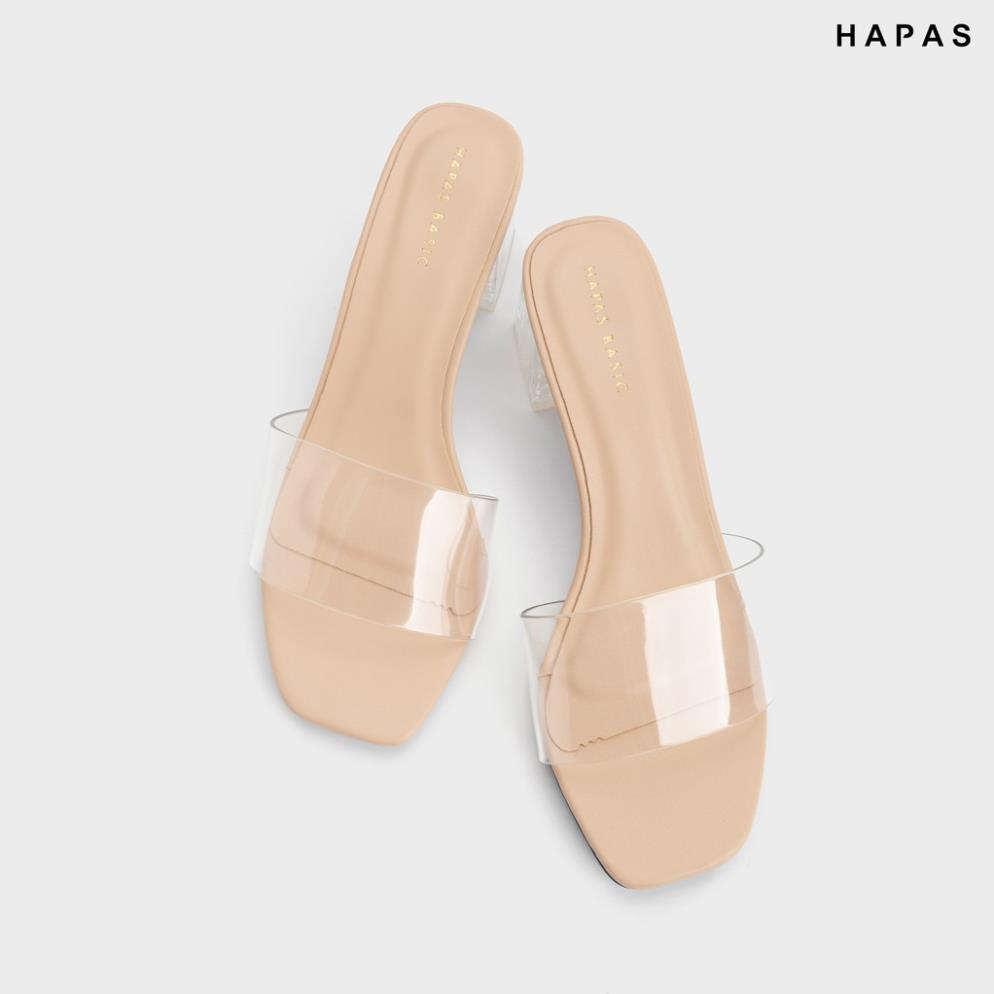 Giày Cao Gót Đế Vuông Gót Trong 2 Quai 7p HAPAS ĐV775 CC