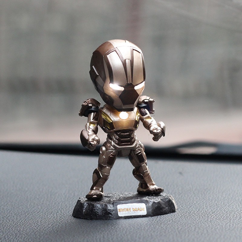 [SỐC] Mô hình Iron man trang trí xe oto có đèn led hàng siêu chất