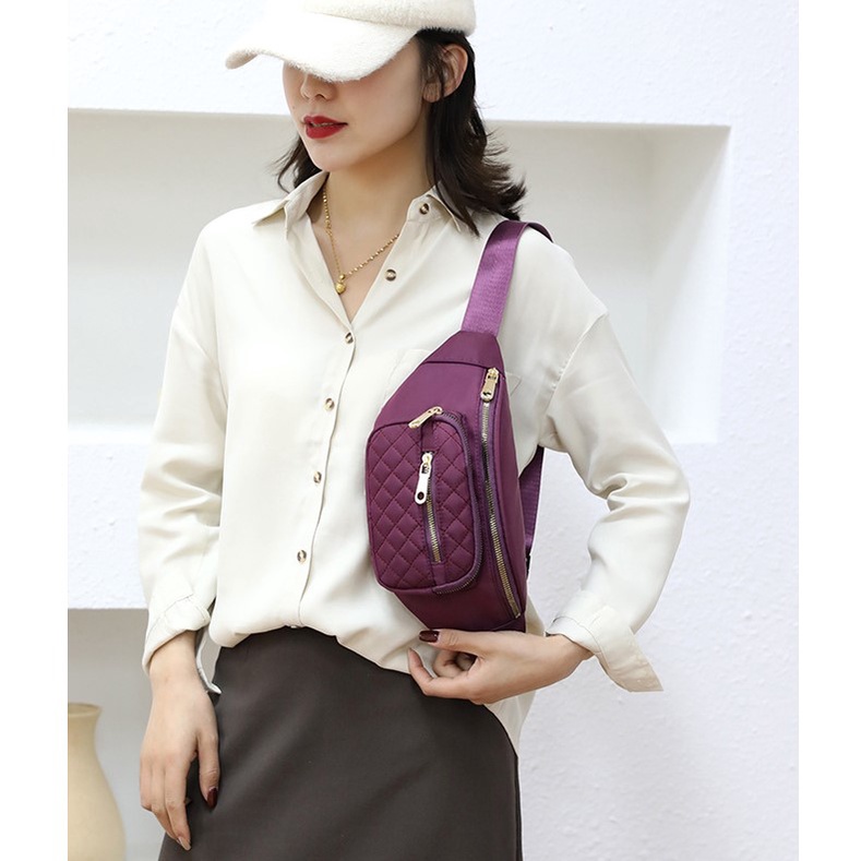 Túi bao tử nữ, túi đeo chéo đi chơi cá tính phong cách Hàn Quốc Size 30cm  TUI-13 | BigBuy360 - bigbuy360.vn