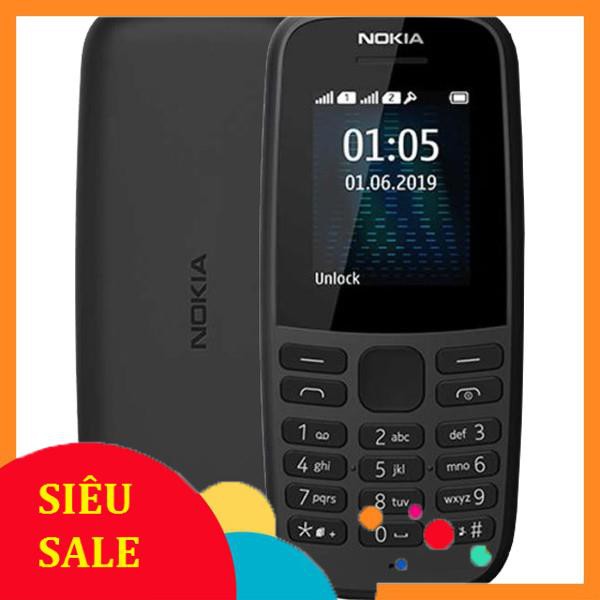 Free Ship - Hàng Loại Một Điện thoại Nokia 105 (1 sim) - Hàng chính hãng