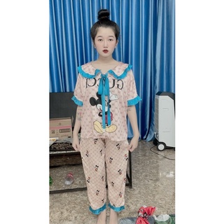 Bộ ngủ lụa - chất mát from dưới 57kg