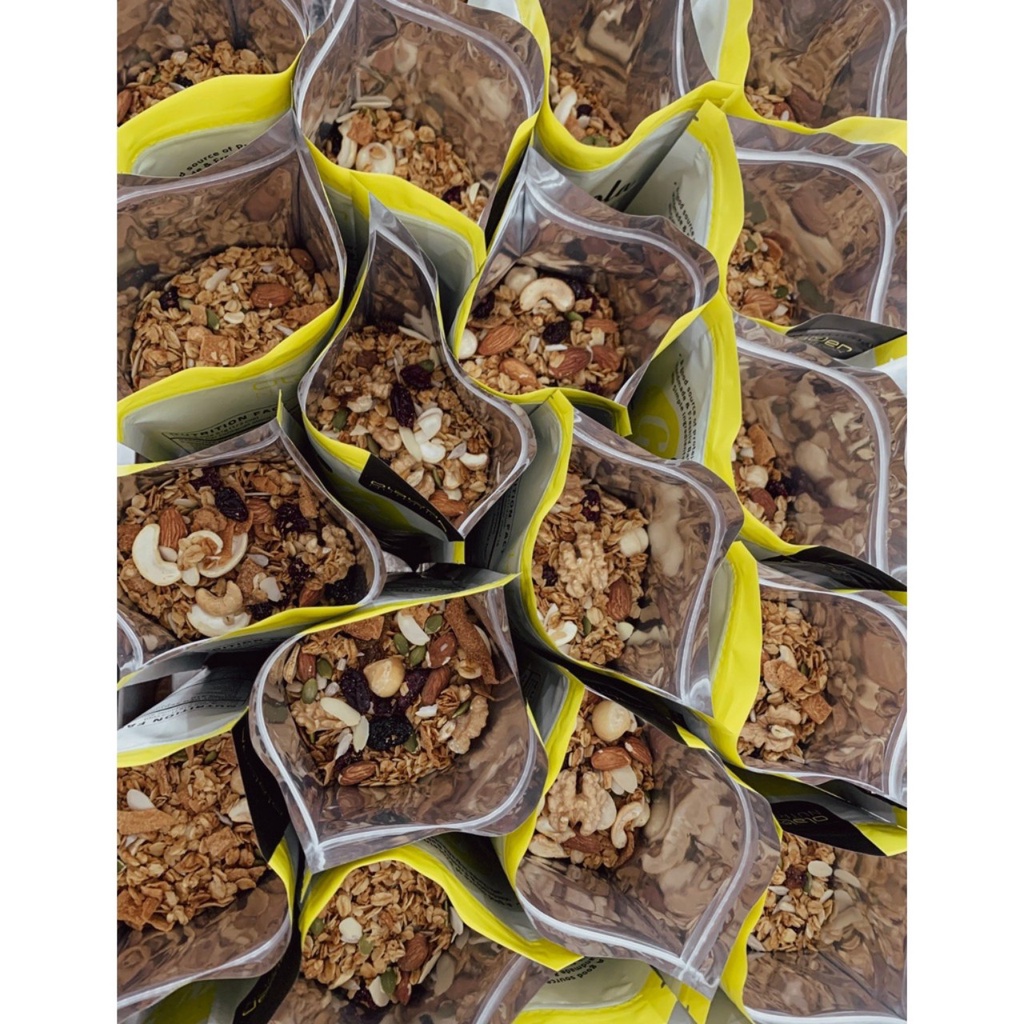 [Ngũ cốc Granola]Hạt Granola 500g - Ngũ cốc giảm cân ,tốt cho sức khoe, đẹp da nướng Mật ong Vanila