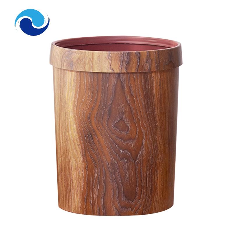 Thùng Rác Bằng Gỗ Thiết Kế Sáng Tạo Phong Cách Retro