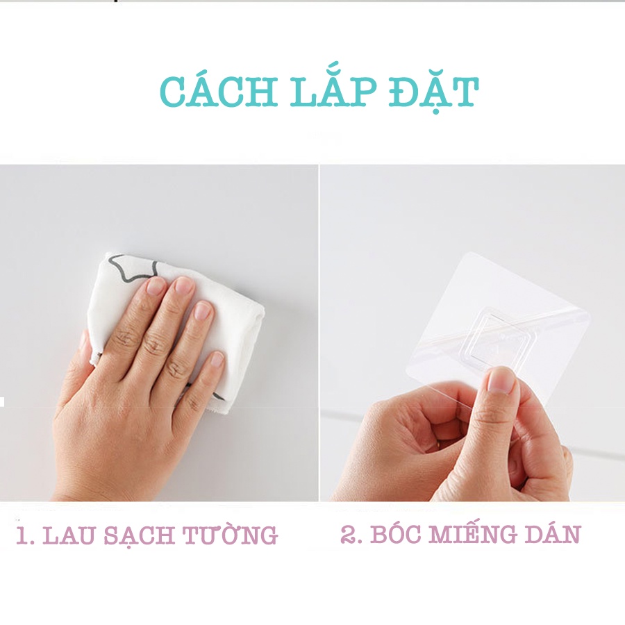 Móc Dán Tường 6 Chân Xoay 360 Độ Đa Năng Siêu Bám Dính Z005