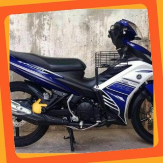Pát nhôm gác chân sau exciter 135 2011-2014 đen