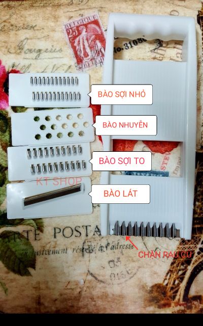 Bộ dụng cụ bào sợi 5 chức năng