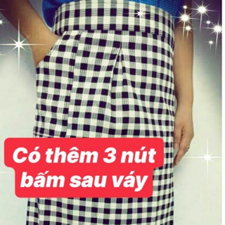Váy Chống Nắng Thời Trang Cao Cấp ( lớp khóa băng dính và 3 nút bấm)