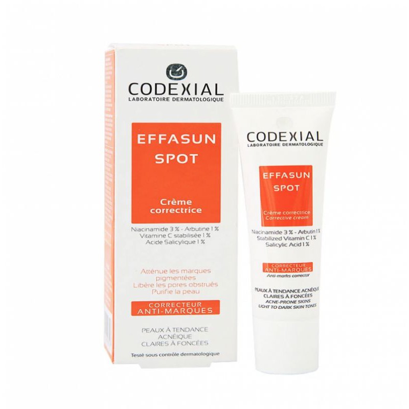 KEM TRẮNG DA MỜ THÂM SẠM CODEXIAL EFFASUN SPOT CREAM 30ml