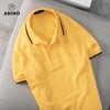 Áo Polo Nam Trơn ADINO Chất Cotton Cao Cấp Cổ Bẻ,Có Cổ Tay Lỡ 12 #polonam