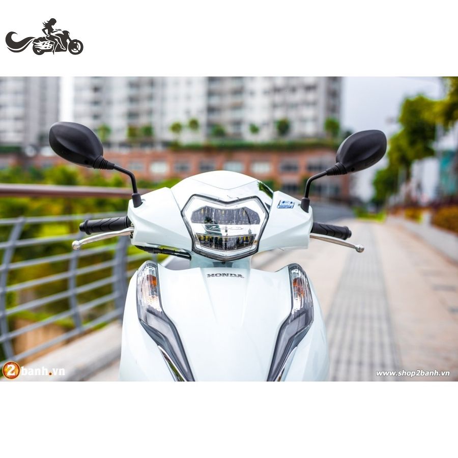 Đèn Pha Led Xe Lead 2 Tầng Bản 2013-2016 &amp; 2017-2018 Chính Hãng Zhi.Pat, Cao Cấp, Siêu Sáng. Màu Trắng Bạc &amp; Đen Khói