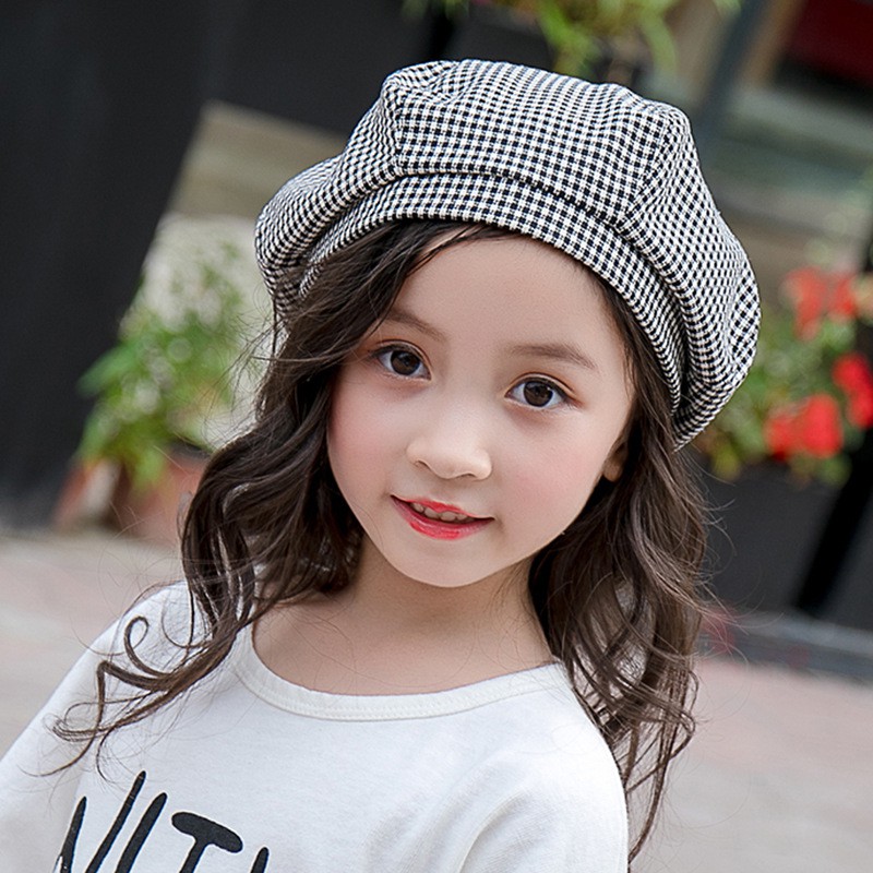 Mũ nồi caro dễ thương BG