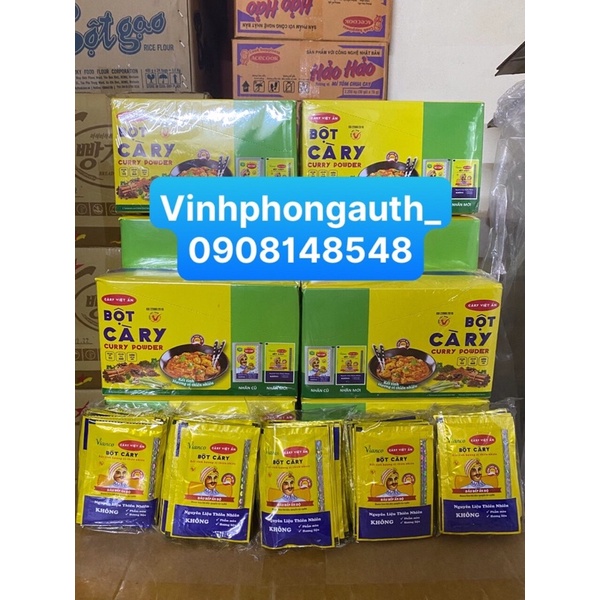 Bột cà ri Vianco ( Việt Ấn ) 10gr 1 gói ( 1 hộp 50 gói )