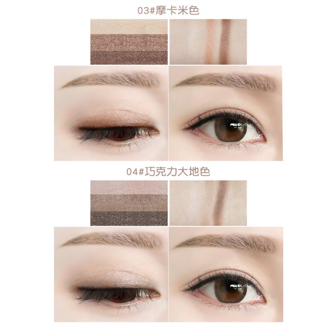 Misssha Bảng Phấn Mắt Miss Rose 8 Màu gradient Tự Nhiên Ánh Ngọc Trai Lấp Lánh