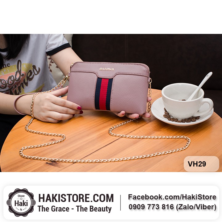 🎀 Ví da cầm tay xinh xắn Minmin để điện thoại - VD29 | BigBuy360 - bigbuy360.vn