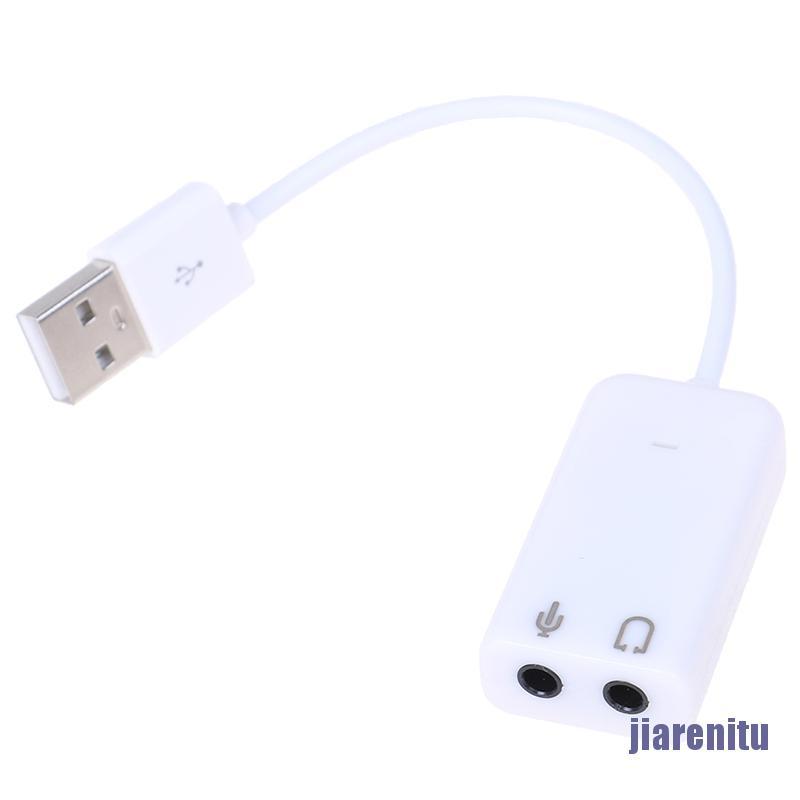 CHANNEL Bộ Chuyển Đổi Thẻ Âm Thanh 7.1 Kênh Cổng Usb Kèm Dây Cáp 3.5mm