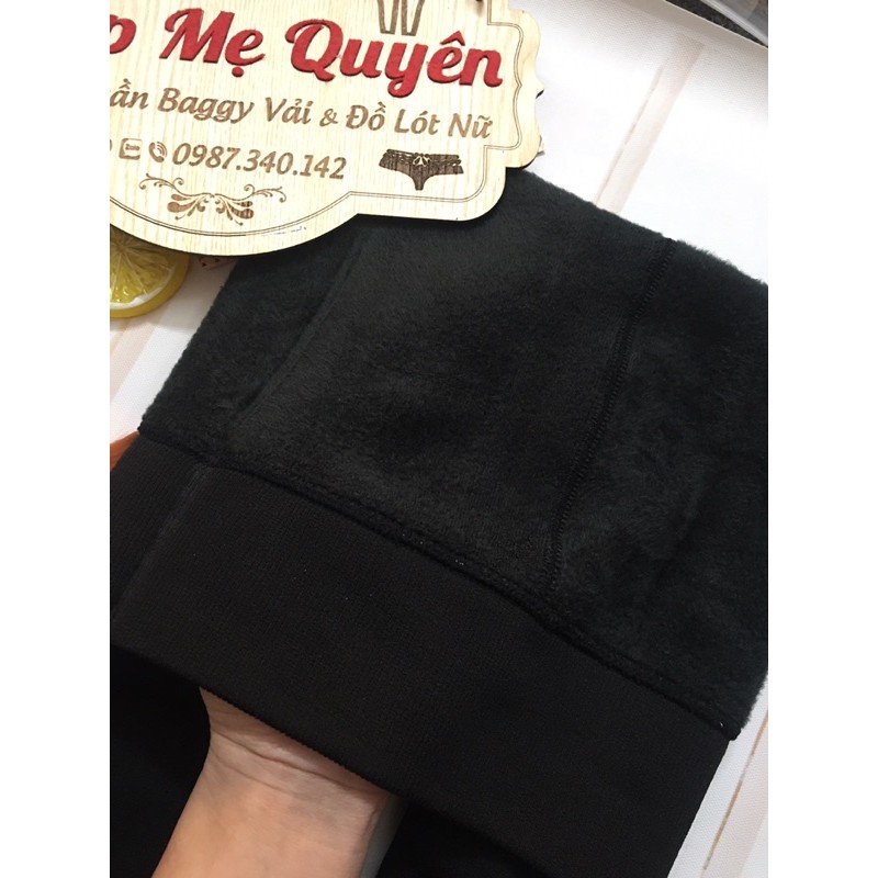 Quần tất lót lông siêu ấm, dáng cả bàn ấm áp tôn dáng chấp cả ĐẠI HÀN