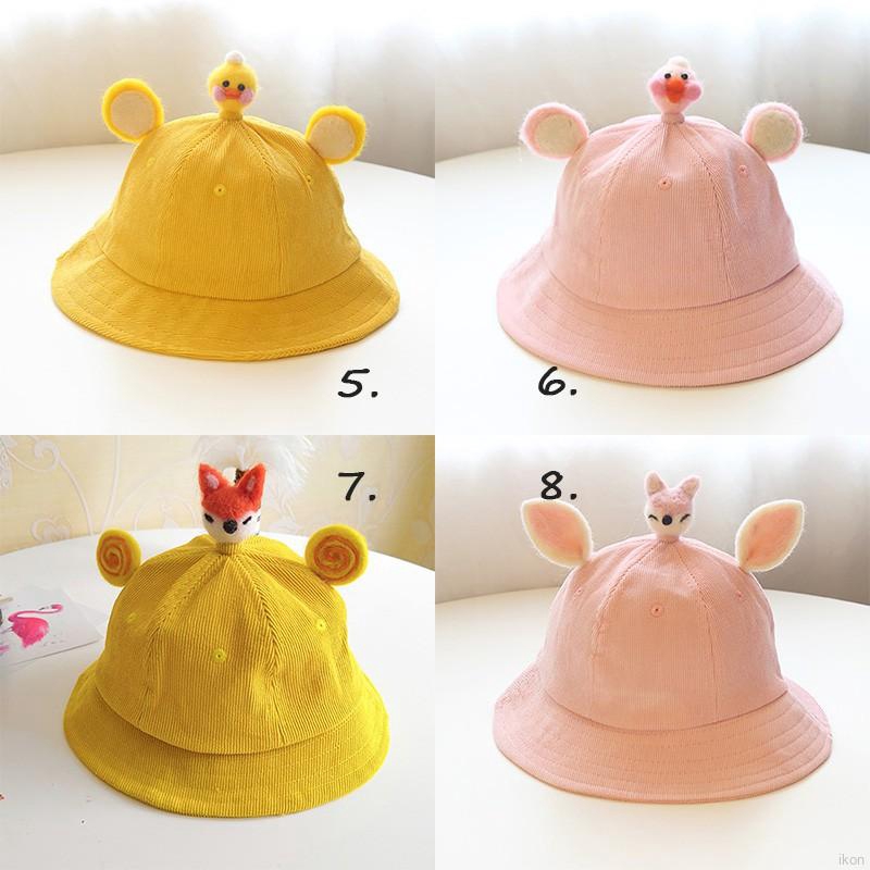 Mũ vành tròn đính mầm cây/ tai động vật xinh xắn