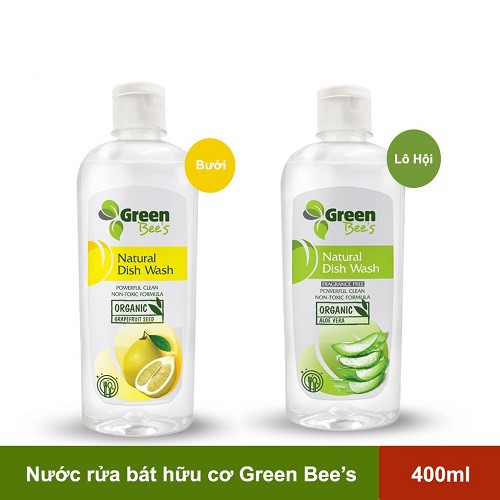 Nước rửa bát hữu cơ Green Bee's 400ml