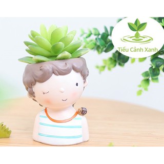 Chậu cây cậu bé ốc sên