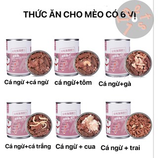 Pate cho mèo vị cá ngừ LTPETs lon 375gr (hộp hơi móp cho vận chuyển)