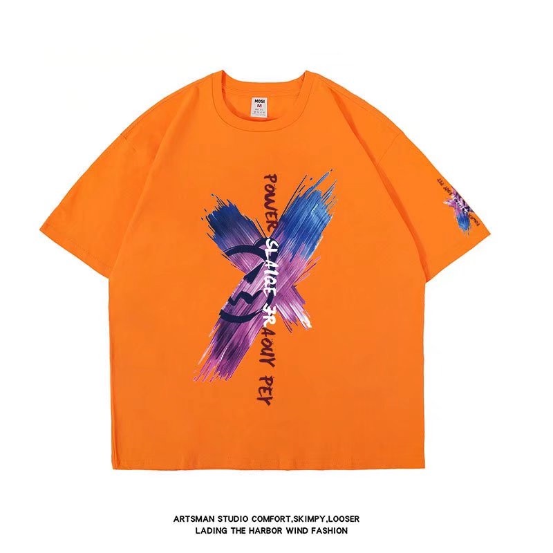 Áo Thun Nam Tay Ngắn Phong Cách Hip Hop Đường Phố Size M-8XL