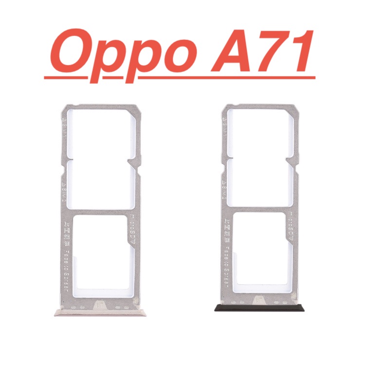 Khay đựng sim OPPO A71 miếng khay chứa thẻ nhớ ổ bắt sim sóng linh phụ kiện điện thoại thay thế hư rớt