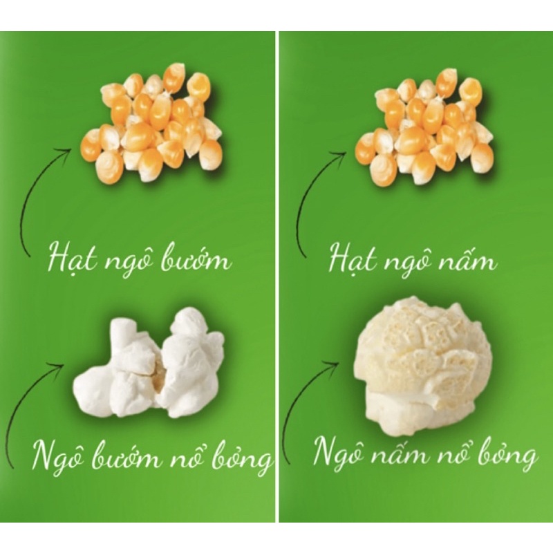 Ngô khô nổ bắp rang bơ 500gam / Ngô nổ popcorn