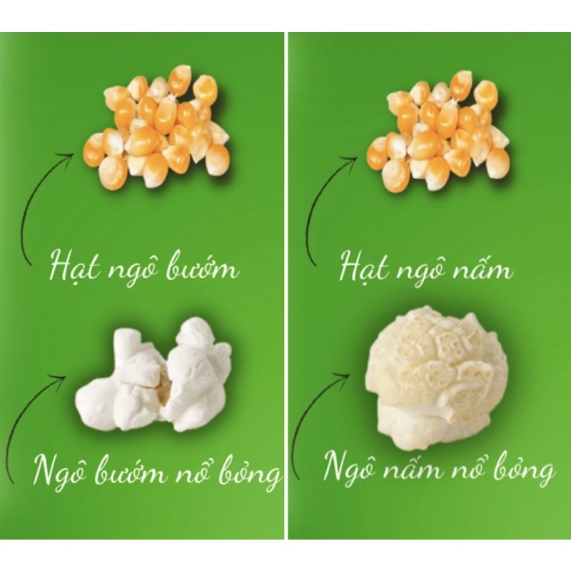 Ngô khô nổ bắp rang bơ 500gam / Ngô nổ popcorn