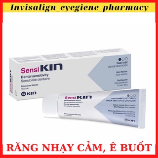 Kem đánh răng sensi kin ngăn ngừa ê buốt 75ml, cho răng nhạy cảm, răng yếu, người già, nha sĩ tin dùng