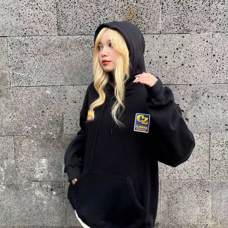 Áo khoác hoodie basic local brand Clownz Racing.Co nỉ bông unisex nam nữ form rộng có mũ