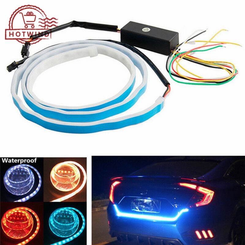 Dải đèn LED 36 12V 4 màu 1.2m đa năng cho ô tô