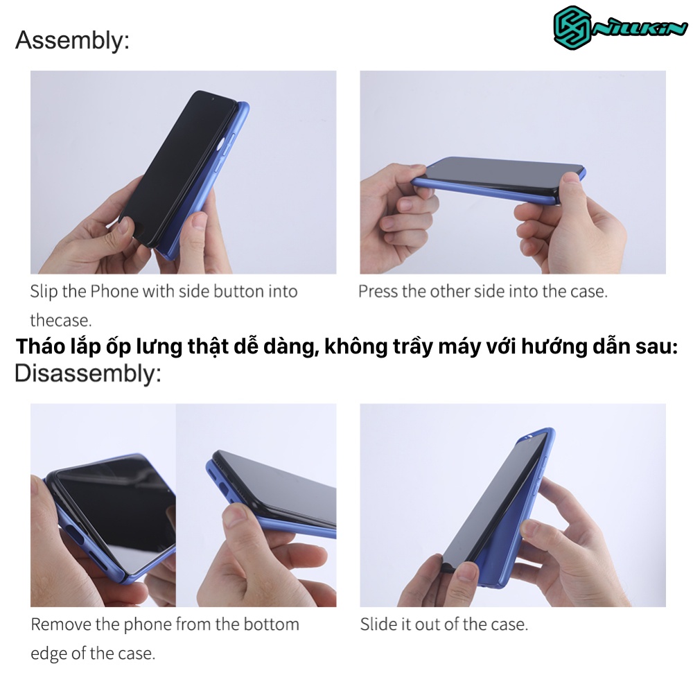 ỐP LƯNG XIAOMI MI 11 LITE 5G - MI 11 LITE 4G - 11 LITE 5G NE NILLKIN NHỰA CỨNG SẦN CHÍNH HÃNG