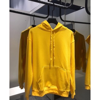 Áo HOODIE BASIC YELLOW Vàng Trơn UNISEX