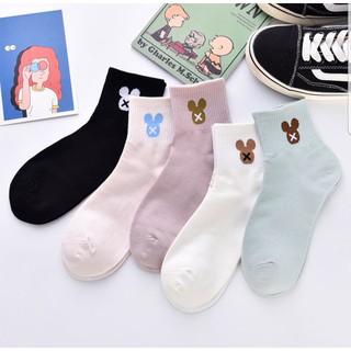 TẤT GẤU PASTEL CAO CỔ