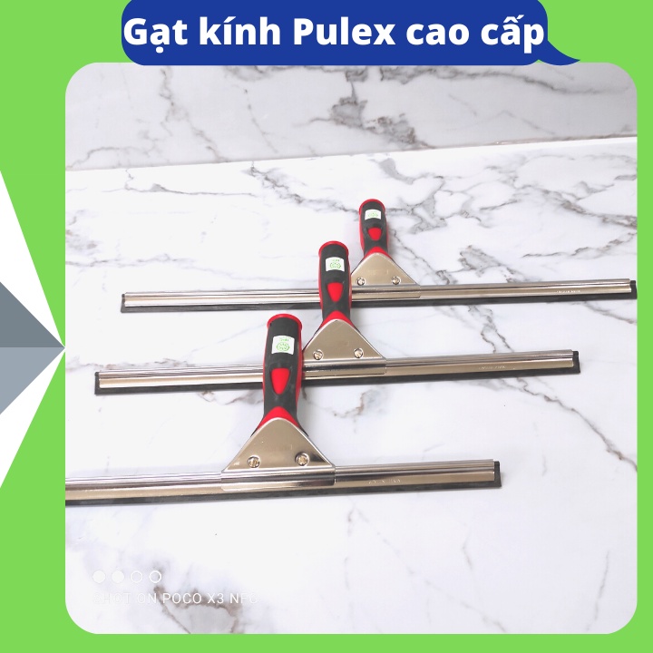 Cây gạt nước lau kính cầm tay Pulex 35cm, 45cm, 55cm dụng cụ lau gương kính cao cấp