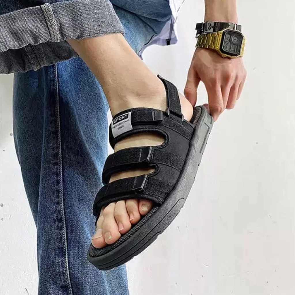 Sandal quai ngang Unisex cao cấp